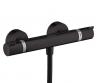 hansgrohe Ecostat Comfort brusetermostat m/rosetter - Mat sort