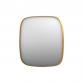 Sanibell Ink SP29 superellipse spejl m/ramme 80 x 80 cm - B�rstet mat guld
