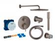 Grohe Atrio Rainshower 310 komplet brusesystem til indbygning - B�rstet Hard Graphite