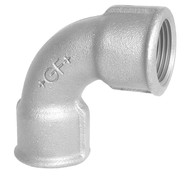 GF Galvaniseret kort b�jning - Muffe/Muffe - 1/2