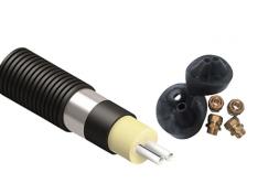 Altech pr�isoleret pex 25x25x3/125mm. Pr�isoleret. Rulle a 20 mtr.