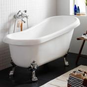 Hafa Mayfair fritstående badekar m/løvefødder - Hvid