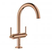 Grohe Atrio New h�ndvaskarmatur m/ pop-up bundventil - Poleret warm sunset