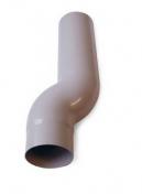 Plastmo nedf�rsel i hvid 75 mm