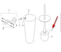 Hansgrohe Axor Starck skaft med b�rste