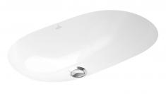 V&B O.novo 53 håndvask t/underlimning - Med overløb