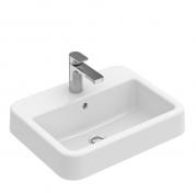 V&B Architectura 55 h�ndvask t/nedf�ldning - 1/3 hanehuller