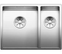 Blanco Claron 340/180-U k�kkenvask - Venstrevendt - Rustfrit st�l