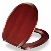 Pressalit Selandia (tr�) toilets�de - Mahogni