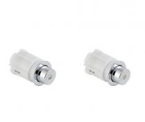 Geberit Dobbelt fingertryk i krom - OBS - s�ttet er kun et rep s�t