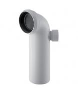 GEBERIT afl�bsb�jning 90� 110x50 med ekstra tilslutning til h�jre