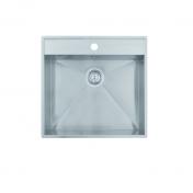 Eico Square B køkkenvask i rustfri stål til underlimning