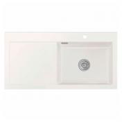 Lavabo Mera 100 SL porcel�nsk�kkenvask - Vask til h�jre/krom afl�b