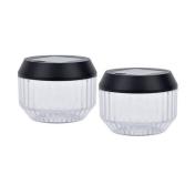 Lutec Solar Diva bordlampe m/solceller - S�t af 2 - Sort