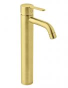 Damixa Silhouet L h�ndvaskbatteri u/bundventil - B�rstet messing