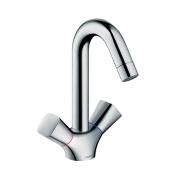 hansgrohe Logis 2-grebs h�ndvaskarmatur 150 m/svingtud u/bundventil - Krom