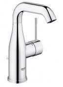 Grohe Essence New M h�ndvaskarmatur m/bundventil og svingtud - Krom