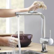 Grohe Minta Touch elektronisk k�kkenarmatur L-tud m/udtr�k