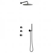 Damixa Iris XS 1 300 bruses�t til indbygning - B�rstet grafitgr�