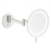 Damixa Zen make-up spejl m/lys og 5x forst�rrelse - Steel