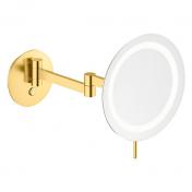 Damixa Zen make-up spejl m/lys og 5x forst�rrelse - B�rstet messing