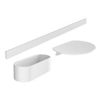 Hansgrohe WallStoris s�t til badekar - Mat hvid