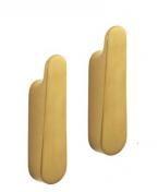 Pressalit Style h�ndkl�dekrog - 2 stk - B�rstet messing