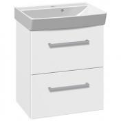 Dansani Mido m�bels�t 50 m/2 skuffer og Capella vask - Hvid mat