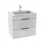 Jika Cube 64 m�belpakke m/keramisk h�ndvask - Hvid