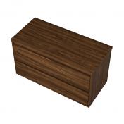 Sanibell Proline 101 underskab m/bordplade og skuffer - Cabana eg