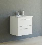 Dansani Mido+ 60 m�bels�t m/Kantate vask - Mat hvid