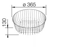 Blanco Opvaskekurv RONDOSOL �365