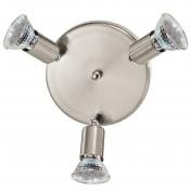 Eglo Mini Rondel m/LED spots - B�rstet st�l