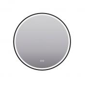 Cass�e Form rundt spejlskab m/lys, touch og antidug �60 cm - Sort