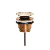 Cass&oslash;e universal push-up bundventil - B&oslash;rstet messing