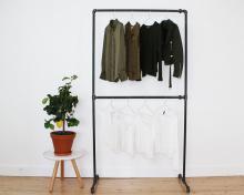 Simple Racks Tribeca fritst�ende t�jstativ - 113 x 50 CM