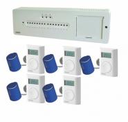 Wavin AHC 9000 komplet tr&aring;dl&oslash;s gulvvarmestyring - 5 kredse