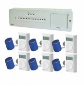 Wavin AHC 9000 komplet tr&aring;dl&oslash;s gulvvarmestyring - 6 kredse