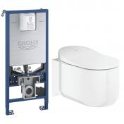 Grohe Sensia Arena v�gh�ngt bidet toilet toiletpakke inkl. Grohe SLX 113 cm cisterne