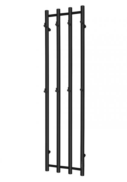 Hafa Grace h&aring;ndkl&aelig;det&oslash;rrer - 34x140 cm - Mat Sort