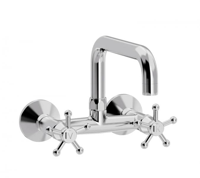 Toni Christiansborg k&oslash;kkenarmatur til v&aelig;g m. svingtud - Krom