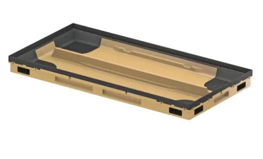 ACO Vario 2.0 Hybrid 1000 x 500 x 80 mm afl&oslash;bsramme t/rist/m&aring;tte