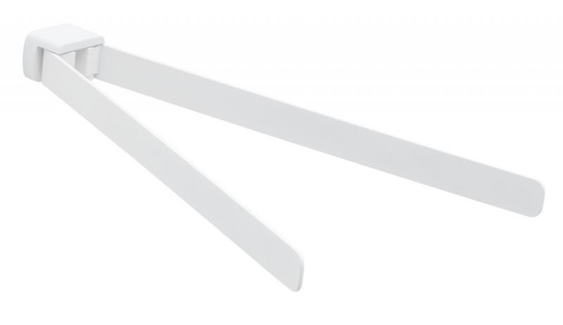 Hefe Piren dobbelt h&aring;ndkl&aelig;deholder - Mat hvid