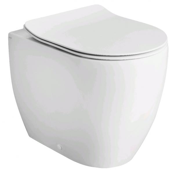 Lavabo Glomp Rimless BTW gulvst&aring;ende toilet - Hvid