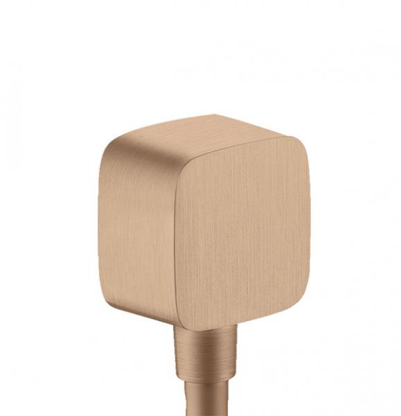 Axor ShowerSolutions slangeudtag softsquare 1/2" - B&oslash;rstet r&oslash;dguld