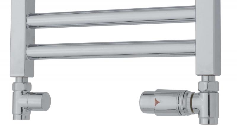 TVS Ventils&aelig;t type 210 m/returtermostat, ligel&oslash;bende, Krom