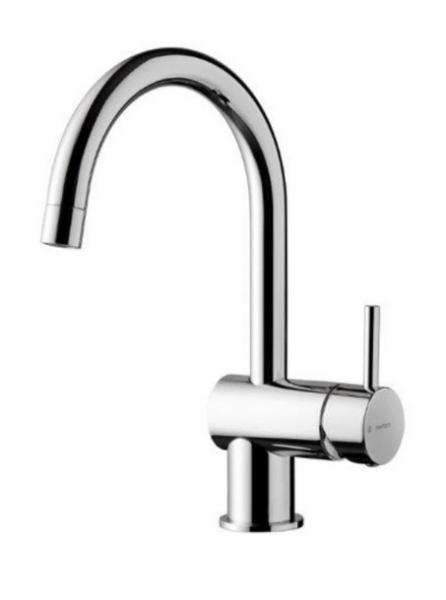 Cass&oslash;e Newform XT round h&aring;ndvaskarmatur m/svingtud - Krom