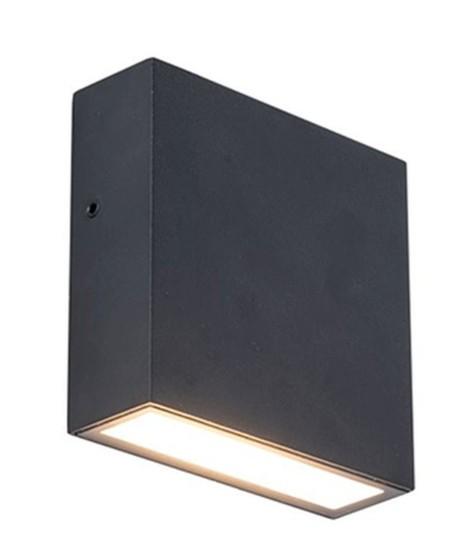 Lutec Gemini XF udend&oslash;rs v&aelig;glampe - Mat sort