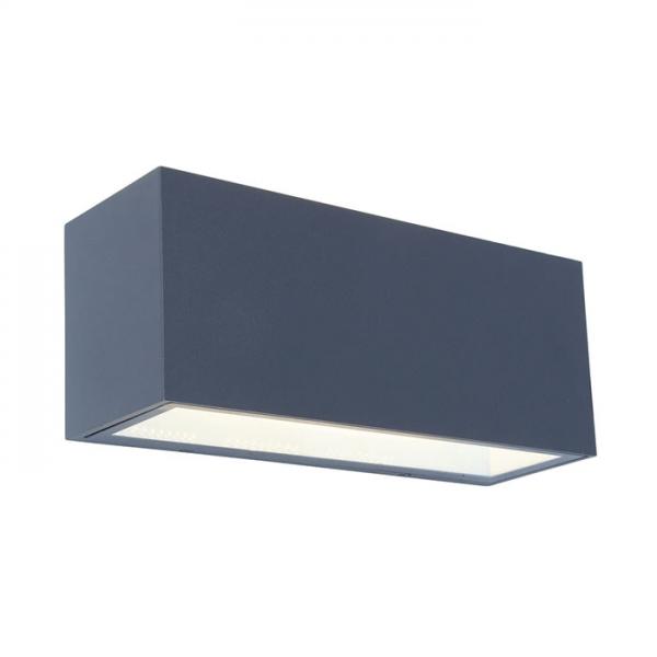 Lutec Architectural Gemini Large udend&oslash;rslampe til v&aelig;g 30 x 10,8 cm