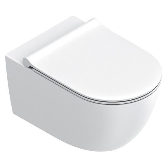 Catalano Sfera 55 v&aelig;gh&aelig;ngt toilet m/Silentech og TwinGlaze - Mat hvid